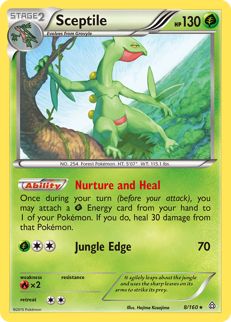 Sceptile (8/160) [XY: Primal Clash] | Game Haven TX