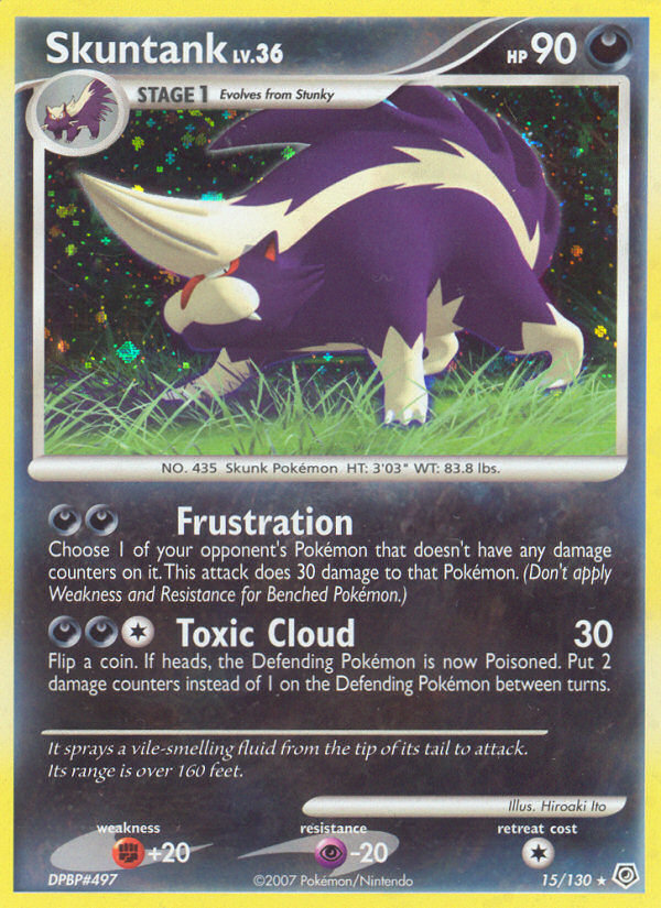 Skuntank (15/130) [Diamond & Pearl: Base Set] | Game Haven TX
