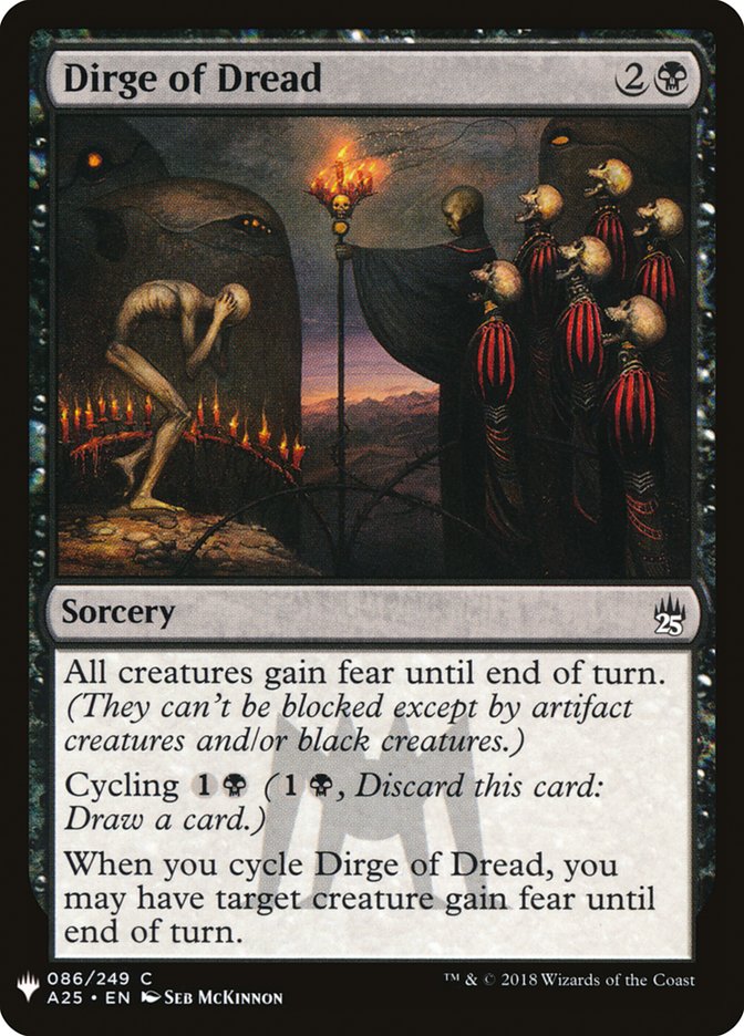 Dirge of Dread [Mystery Booster] | Game Haven TX