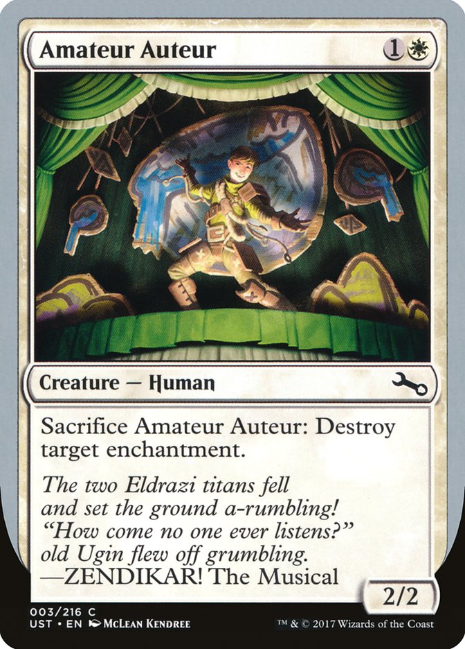 Amateur Auteur [Unstable] | Game Haven TX