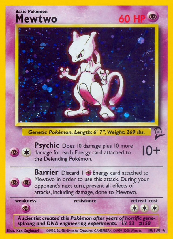 Mewtwo (10/130) [Base Set 2] | Game Haven TX