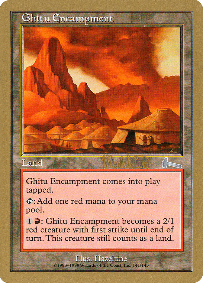 Ghitu Encampment (Mark Le Pine) [World Championship Decks 1999] | Game Haven TX