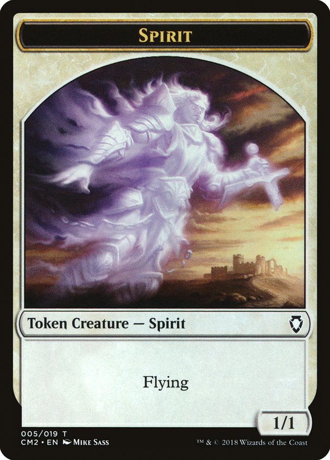 Spirit Token [Commander Anthology Volume II Tokens] | Game Haven TX