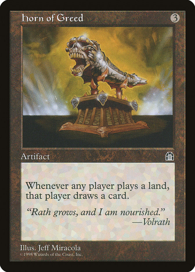 Horn of Greed [Stronghold] | Game Haven TX
