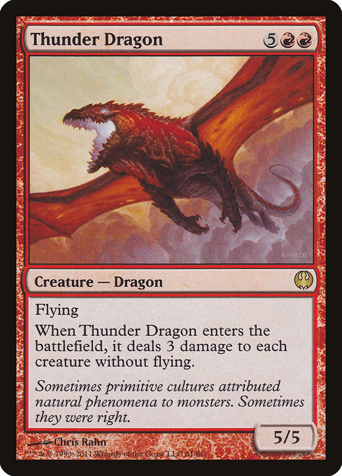 Thunder Dragon [Duel Decks: Knights vs. Dragons] | Game Haven TX