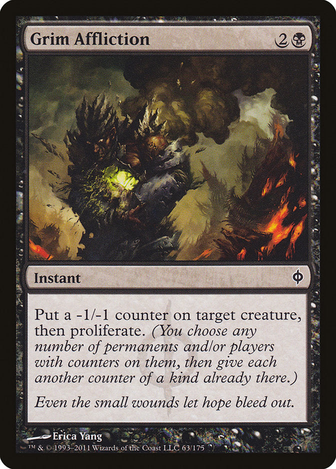 Grim Affliction [New Phyrexia] | Game Haven TX