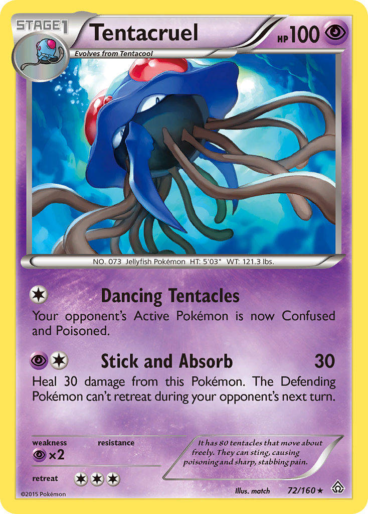 Tentacruel (72/160) [XY: Primal Clash] | Game Haven TX