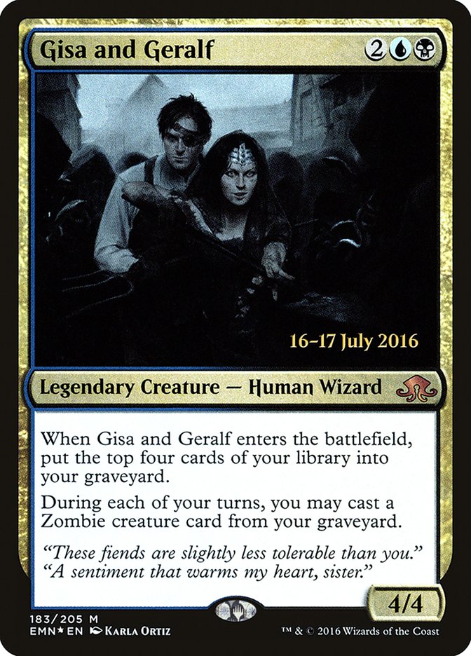 Gisa and Geralf  [Eldritch Moon Prerelease Promos] | Game Haven TX
