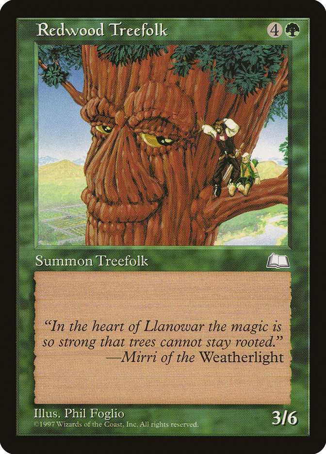 Redwood Treefolk [Weatherlight] | Game Haven TX