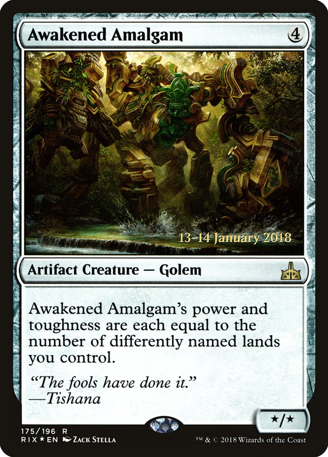 Awakened Amalgam [Rivals of Ixalan Promos] | Game Haven TX