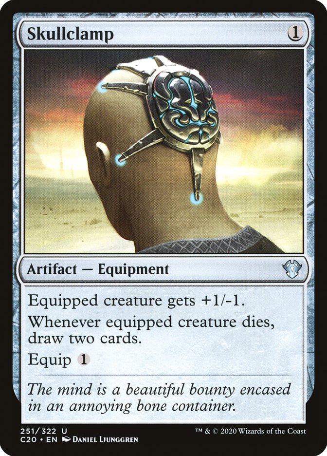 Skullclamp [Commander 2020] | Game Haven TX