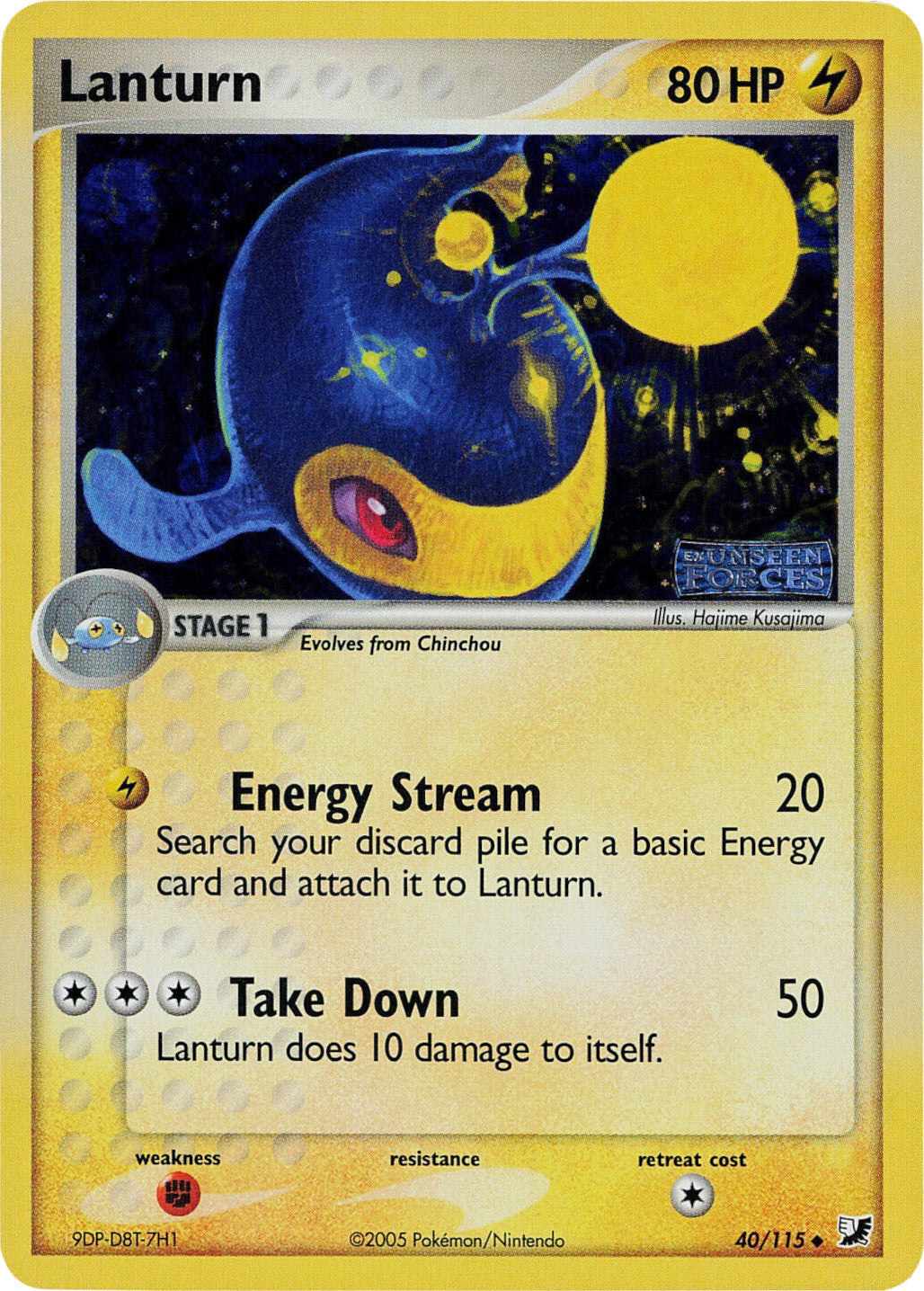 Lanturn (40/115) (Stamped) [EX: Unseen Forces] | Game Haven TX