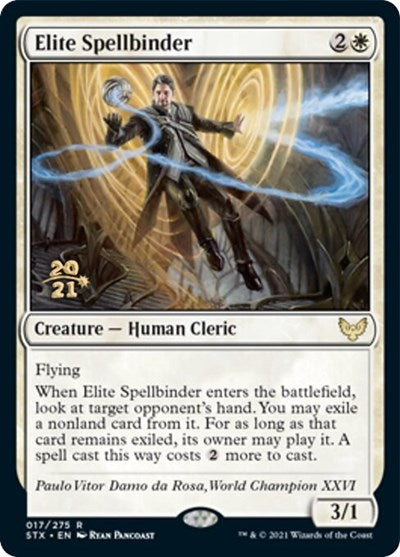 Elite Spellbinder (Prerelease) [Strixhaven: School of Mages Prerelease Promos] | Game Haven TX