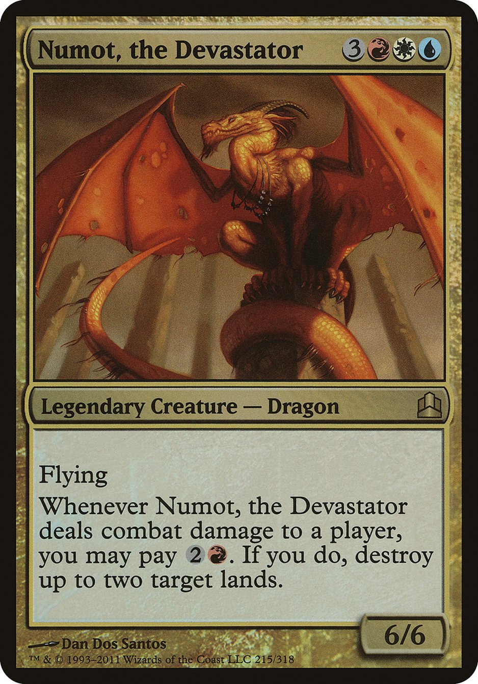 Numot, the Devastator (Oversized) [Commander 2011 Oversized] | Game Haven TX