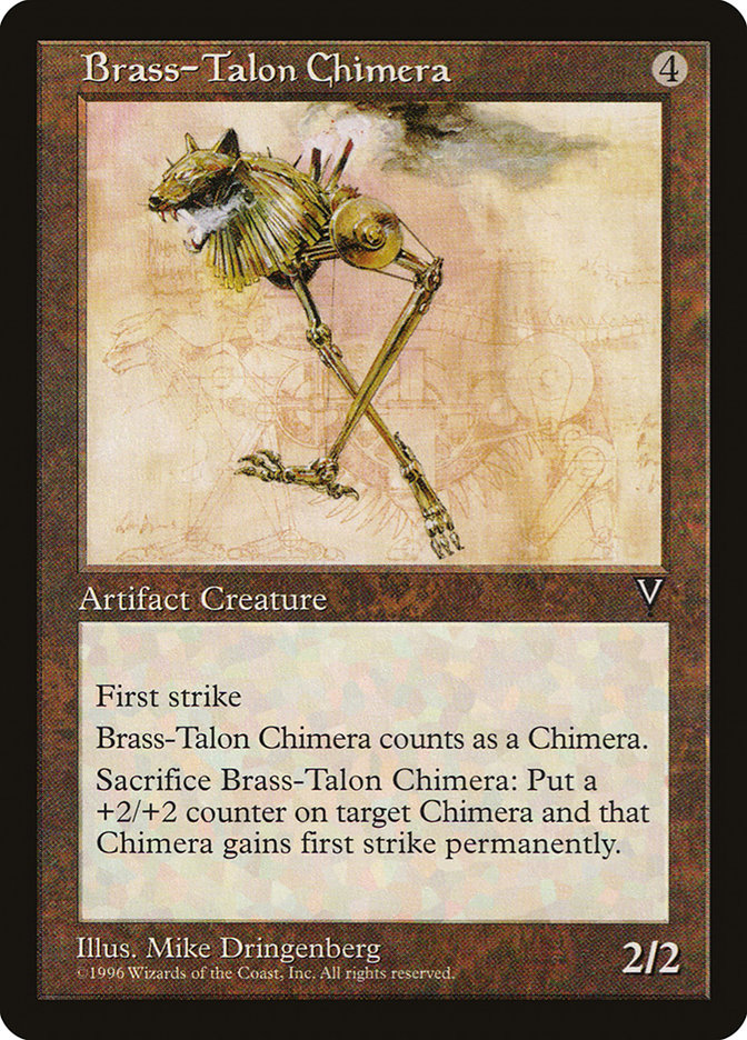 Brass-Talon Chimera [Visions] | Game Haven TX