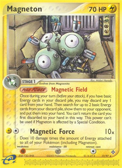 Magneton (17/97) [EX: Dragon] | Game Haven TX