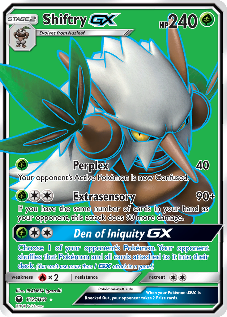 Shiftry GX (152/168) [Sun & Moon: Celestial Storm] | Game Haven TX