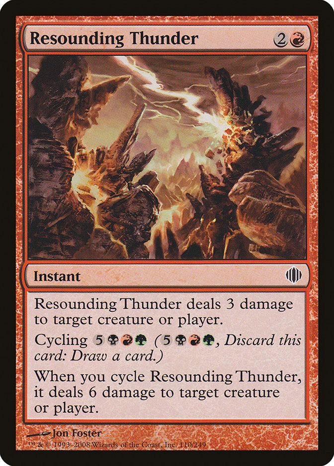 Resounding Thunder [Shards of Alara] | Game Haven TX