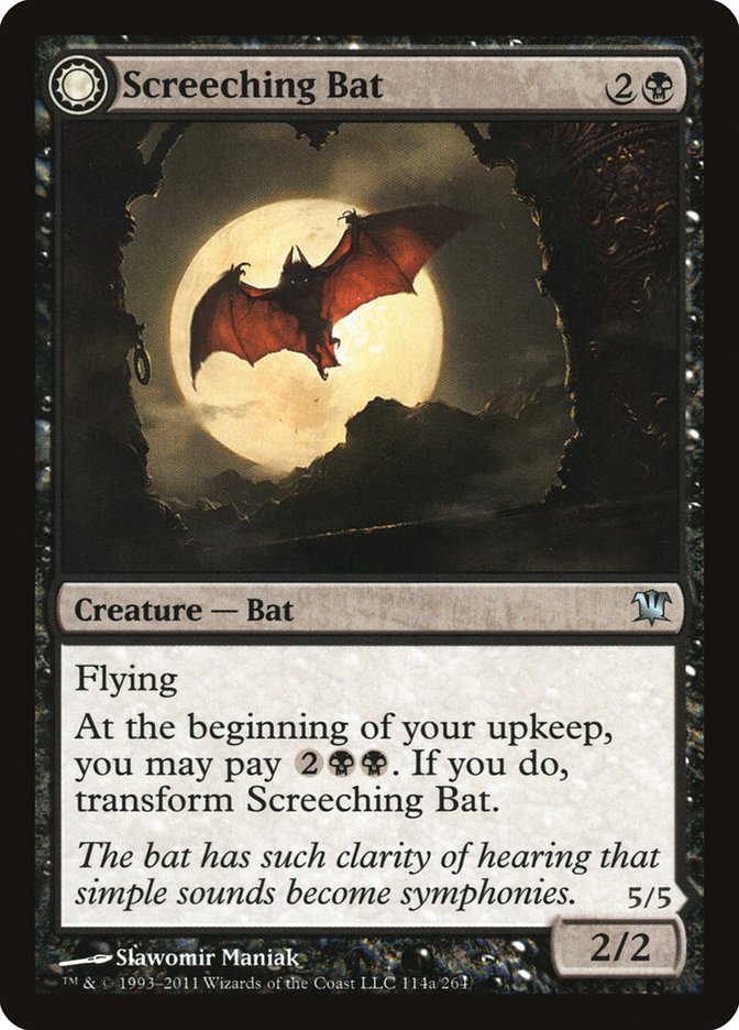 Screeching Bat // Stalking Vampire [Innistrad] | Game Haven TX