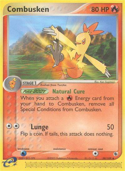 Combusken (28/109) [EX: Ruby & Sapphire] | Game Haven TX