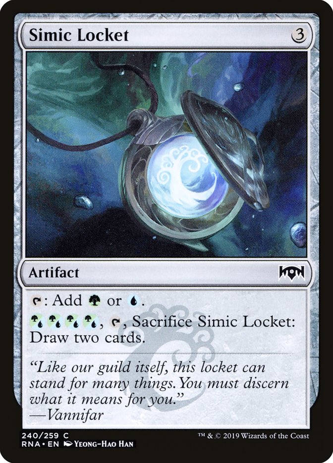 Simic Locket [Ravnica Allegiance] | Game Haven TX