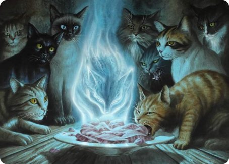 Can't Stay Away Art Card [Innistrad: Midnight Hunt Art Series] | Game Haven TX