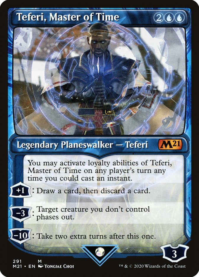 Teferi, Master of Time (Showcase) (291) [Core Set 2021] | Game Haven TX