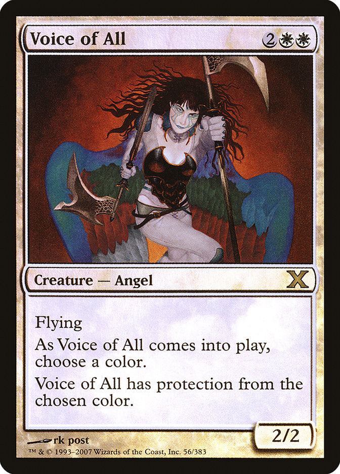 Voice of All (Premium Foil) [Tenth Edition] | Game Haven TX