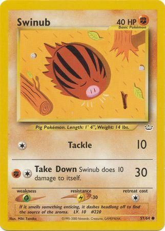 Swinub (57/64) [Neo Revelation Unlimited] | Game Haven TX