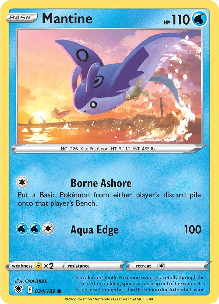 Mantine (034/189) [Sword & Shield: Astral Radiance] | Game Haven TX