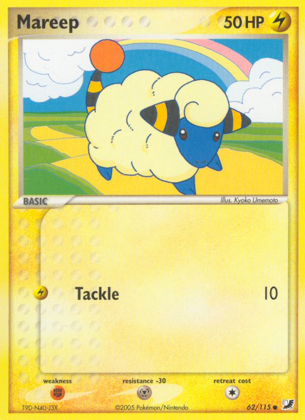 Mareep (62/115) [EX: Unseen Forces] | Game Haven TX