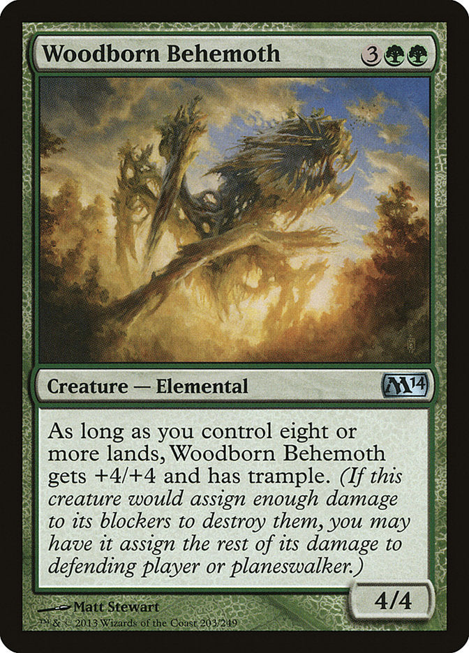 Woodborn Behemoth [Magic 2014] | Game Haven TX