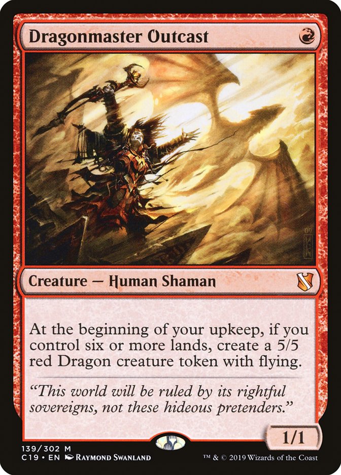 Dragonmaster Outcast [Commander 2019] | Game Haven TX