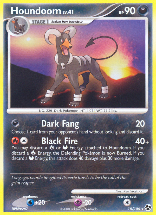 Houndoom (18/106) [Diamond & Pearl: Great Encounters] | Game Haven TX
