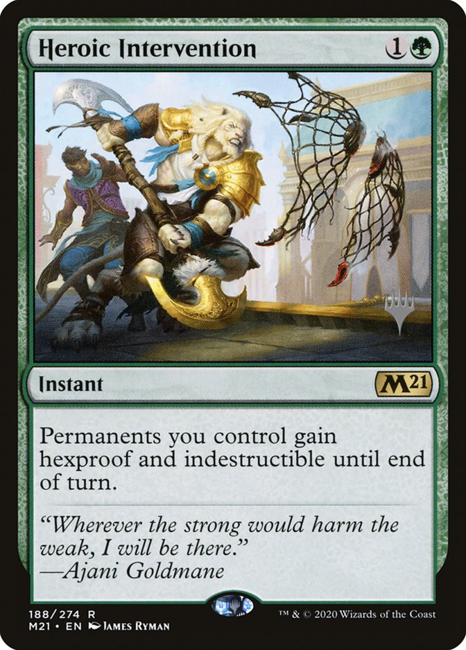 Heroic Intervention (Promo Pack) [Core Set 2021 Promos] | Game Haven TX