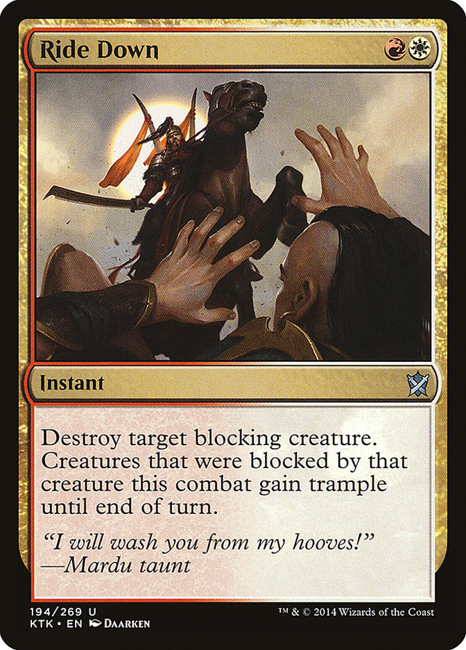 Ride Down [Khans of Tarkir] | Game Haven TX