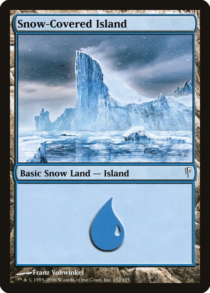 Snow-Covered Island [Coldsnap] | Game Haven TX