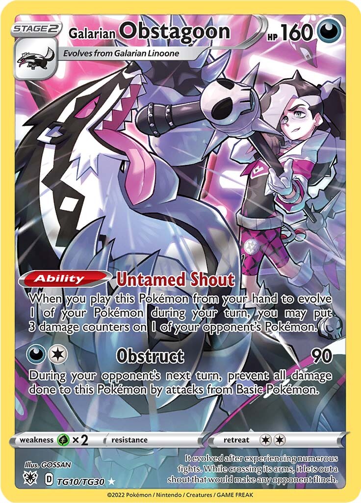 Galarian Obstagoon (TG10/TG30) [Sword & Shield: Astral Radiance] | Game Haven TX