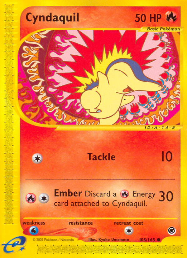 Cyndaquil (105/165) [Expedition: Base Set] | Game Haven TX