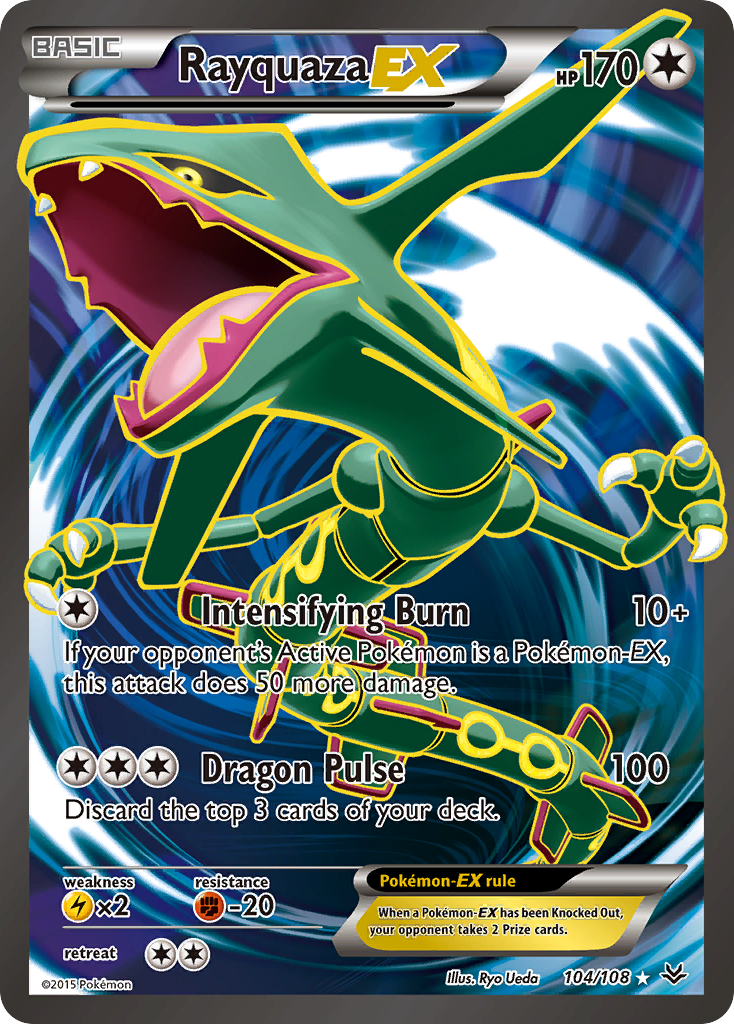 Rayquaza EX (104/108) [XY: Roaring Skies] | Game Haven TX