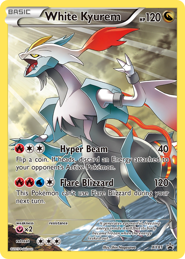 White Kyurem (XY81) (Full Art Promo) [XY: Black Star Promos] | Game Haven TX