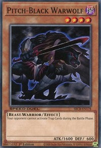 Pitch-Black Warwolf [SBCB-EN178] Common | Game Haven TX