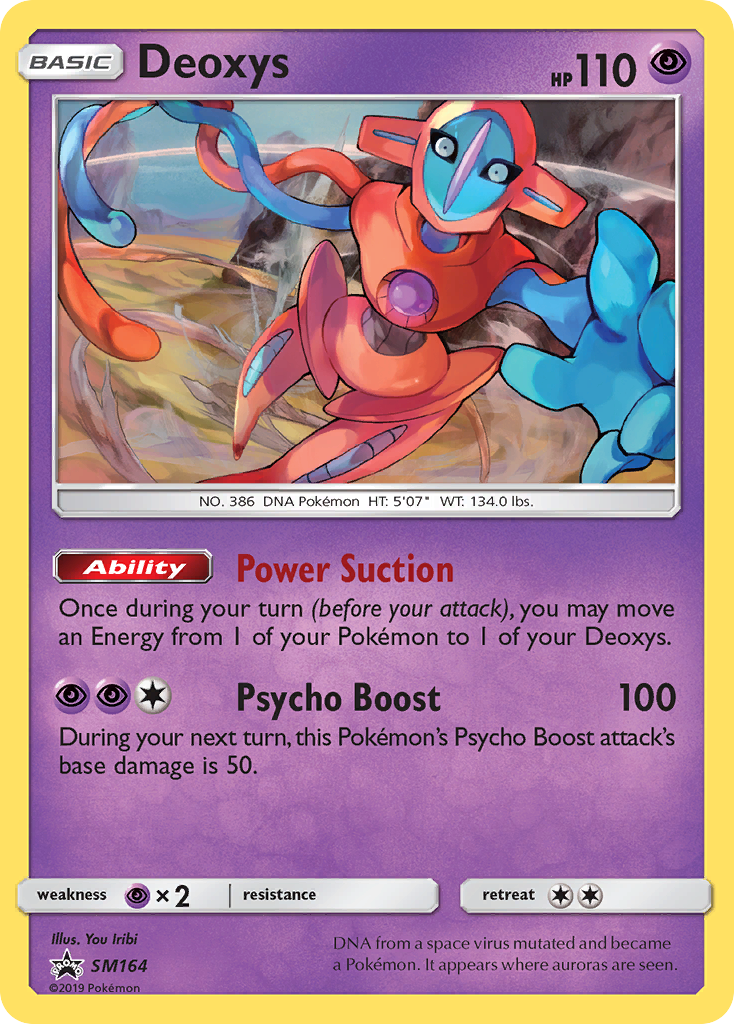 Deoxys (SM164) [Sun & Moon: Black Star Promos] | Game Haven TX