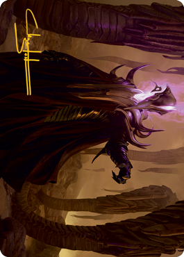 Extus, Oriq Overlord Art Card (Gold-Stamped Signature) [Strixhaven: School of Mages Art Series] | Game Haven TX