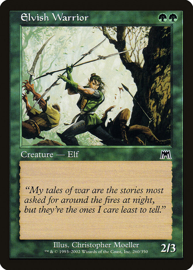 Elvish Warrior [Onslaught] | Game Haven TX