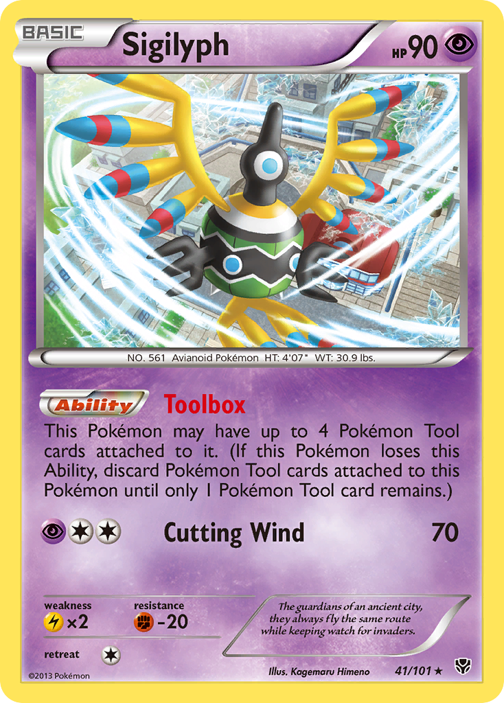 Sigilyph (41/101) [Black & White: Plasma Blast] | Game Haven TX