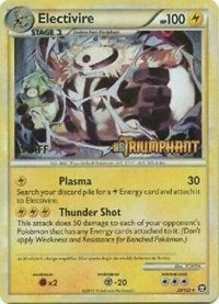 Electivire (20/102) (Staff Prerelease Promo) [HeartGold & SoulSilver: Black Star Promos] | Game Haven TX