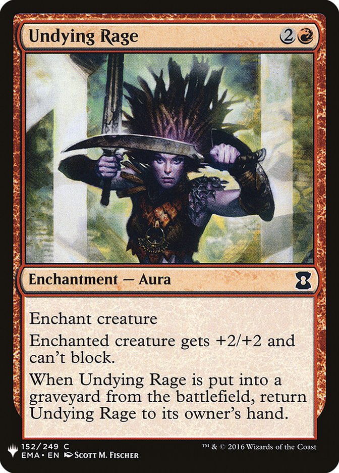 Undying Rage [Mystery Booster] | Game Haven TX