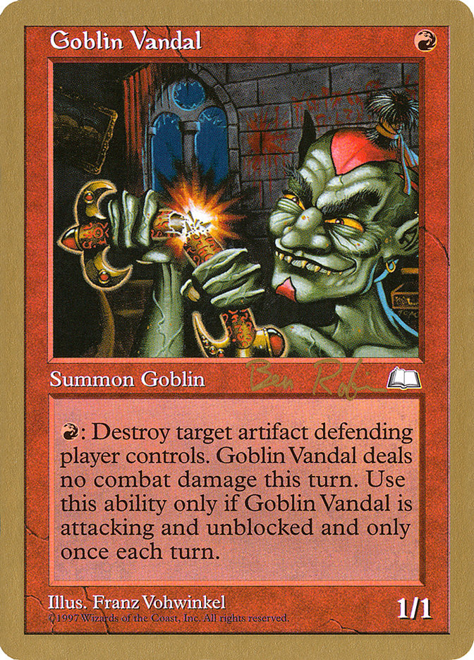 Goblin Vandal (Ben Rubin) [World Championship Decks 1998] | Game Haven TX
