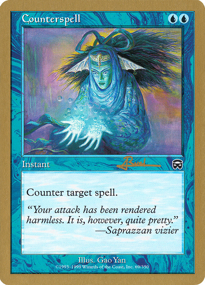 Counterspell (Antoine Ruel) (MMQ) [World Championship Decks 2001] | Game Haven TX